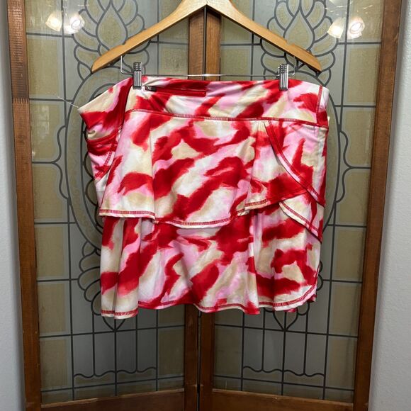 Id Ideology Women's Twist Flounce Skort Pickleball Tennis Plus Size Women's 3X - Picture 3 of 11